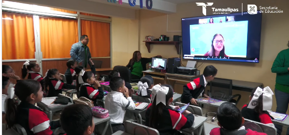 A través del programa “Compañeros de Clases Globales – Meet the World”, la Secretaría de Educación de Tamaulipas impulsa encuentros educativos internacionales.