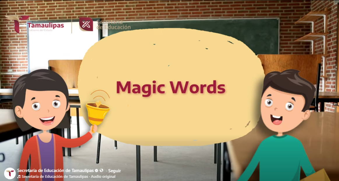 Compartimos video educativo de la Coordinación de Inglés, denominado: “Magic Words del mes de febrero”.